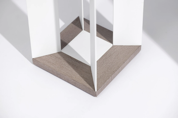 TECKA97 - Solar powered aluminium and wood lantern by Les Jardins® - view 3